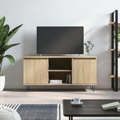 Comodă TV, stejar sonoma, 104x35x50 cm, lemn compozit GartenMobel Dekor