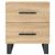 Noptiere, 2 buc., stejar sonoma, 40x35x47,5 cm, lemn compozit GartenMobel Dekor