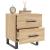 Noptiere, 2 buc., stejar sonoma, 40x35x47,5 cm, lemn compozit GartenMobel Dekor