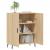 Dulap, stejar sonoma, 69,5x34x90 cm, lemn compozit GartenMobel Dekor