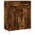 Dulap, stejar fumuriu, 69,5x34x90 cm, lemn compozit GartenMobel Dekor