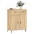 Dulap, stejar sonoma, 69,5x34x90 cm, lemn compozit GartenMobel Dekor