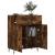 Dulap, stejar fumuriu, 69,5x34x90 cm, lemn compozit GartenMobel Dekor