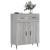 Dulap, gri sonoma, 69,5x34x90 cm, lemn compozit GartenMobel Dekor