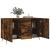 Dulap, stejar fumuriu, 100x36x60 cm, lemn compozit GartenMobel Dekor