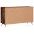 Dulap, stejar fumuriu, 100x36x60 cm, lemn compozit GartenMobel Dekor
