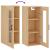 Dulap montat pe perete, stejar sonoma, 34,5x34x90 cm GartenMobel Dekor