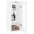 Dulap montat pe perete, alb, 34,5x34x90 cm GartenMobel Dekor