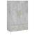 Dulap înalt, gri beton, 69,5x31x115 cm, lemn compozit GartenMobel Dekor