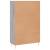 Dulap gri Sonoma 69,5x31x115 cm, lemn prelucrat GartenMobel Dekor