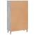 Dulap înalt, gri beton, 69,5x31x115 cm, lemn compozit GartenMobel Dekor