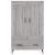 Dulap gri Sonoma 69,5x31x115 cm, lemn prelucrat GartenMobel Dekor