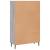 Dulap gri Sonoma 69,5x31x115 cm, lemn prelucrat GartenMobel Dekor