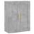 Dulap pe perete, gri beton, 69,5x34x90 cm, lemn prelucrat GartenMobel Dekor