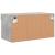 Comodă TV cu lumini LED, gri beton, 60x30x30 cm GartenMobel Dekor