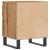 Noptiere, 2 buc., stejar artizanal, 40x35x50 cm, lemn prelucrat GartenMobel Dekor