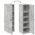 Dulap de baie cu suport role, gri beton, 20,5x22x72 cm GartenMobel Dekor