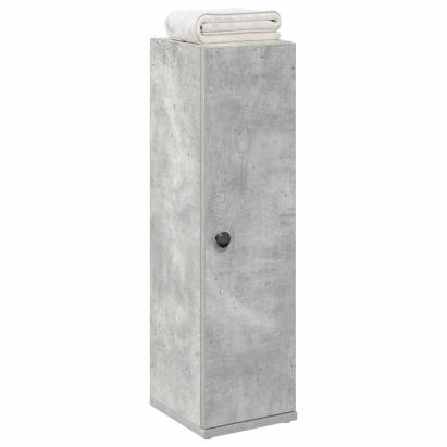 Dulap de baie cu suport role, gri beton, 20,5x22x72 cm GartenMobel Dekor