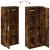 Dulap de baie cu suport role, stejar fumuriu, 39x22x90 cm GartenMobel Dekor