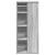 Dulap de baie cu suport role, sonoma gri, 39x22x90 cm GartenMobel Dekor