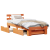 Cadru de pat Maro ceruit 75 x 190 cm Lemn de brad solid GartenMobel Dekor