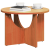 Masă de cafea Maro 50 x 50 x 35 cm Lemn de brad solid GartenMobel Dekor