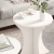 Set de măsuțe de cafea 2 pcs Alb 46 x 46 x 47 cm GartenMobel Dekor