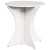 Set de măsuțe de cafea 2 pcs Alb 46 x 46 x 47 cm GartenMobel Dekor