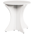 Set de măsuțe de cafea 2 pcs Alb 46 x 46 x 47 cm GartenMobel Dekor