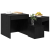 Măsuțe de cafea 3 pcs Stejar negru 45 x 45 x 45 cm GartenMobel Dekor