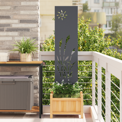 Panou Decorativ de Grădină Antracit 32 x 140 cm GartenMobel Dekor