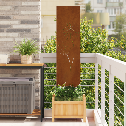 Panou Decorativ de Grădină Ruginit 32 x 140 cm GartenMobel Dekor