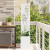Ghiveci de Grădină cu Panou Decorativ Alb 32 x 140 cm GartenMobel Dekor