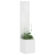 Ghiveci de Grădină cu Panou Decorativ Alb 32 x 140 cm GartenMobel Dekor
