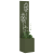 Ghiveci de Grădină cu Panou Decorativ Verde oliv 32 x 140 cm GartenMobel Dekor