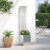 Ghiveci de Grădină cu Panou Decorativ Argintiu 32 x 140 cm GartenMobel Dekor