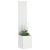 Ghiveci de Grădină cu Panou Decorativ Alb 32 x 140 cm GartenMobel Dekor