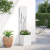 Ghiveci de Grădină cu Panou Decorativ Alb 32 x 140 cm GartenMobel Dekor