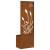 Ghiveci de Grădină cu Panou Decorativ Ruginit 50 x 140 cm GartenMobel Dekor