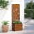 Ghiveci de Grădină cu Panou Decorativ Ruginit 50 x 140 cm GartenMobel Dekor