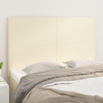 Tăblii de pat, 4 buc, crem, 72x5x78/88 cm, piele ecologică GartenMobel Dekor