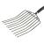 Furca gunoi grajd, 10 dinti, maner lemn, 1600mm FarmGarden AgroTrade