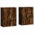 Dulapuri montate pe perete, 2 buc, stejar afumat, 69,5x34x90 cm GartenMobel Dekor