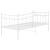Cadru pat canapea, alb, 90x200 cm, metal GartenMobel Dekor