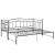 Cadru pat canapea extensibilă, negru, 90x200 cm, metal GartenMobel Dekor