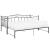 Cadru pat canapea extensibilă, negru, 90x200 cm, metal GartenMobel Dekor