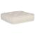 Set fotolii puf modulare, 2 buc, crem, textil GartenMobel Dekor