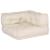 Set fotolii puf modulare, 2 buc, crem, textil GartenMobel Dekor