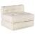 Canapea puf modulară 4 locuri, convertibilă, crem, textil GartenMobel Dekor