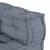 Canapea puf modulară 4 locuri, convertibilă, gri, textil GartenMobel Dekor